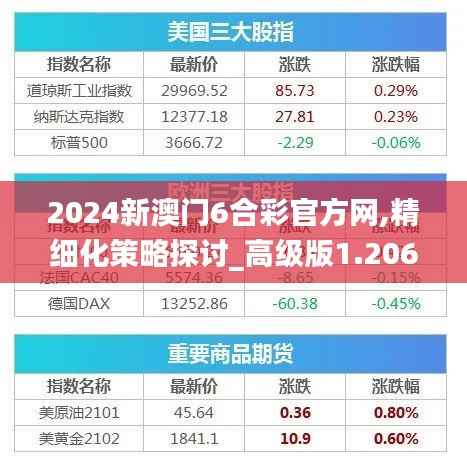 2024新澳门6合彩官方网,精细化策略探讨_高级版1.206