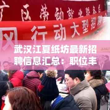 武汉江夏纸坊最新招聘信息汇总:职位丰富,等你来挑战!